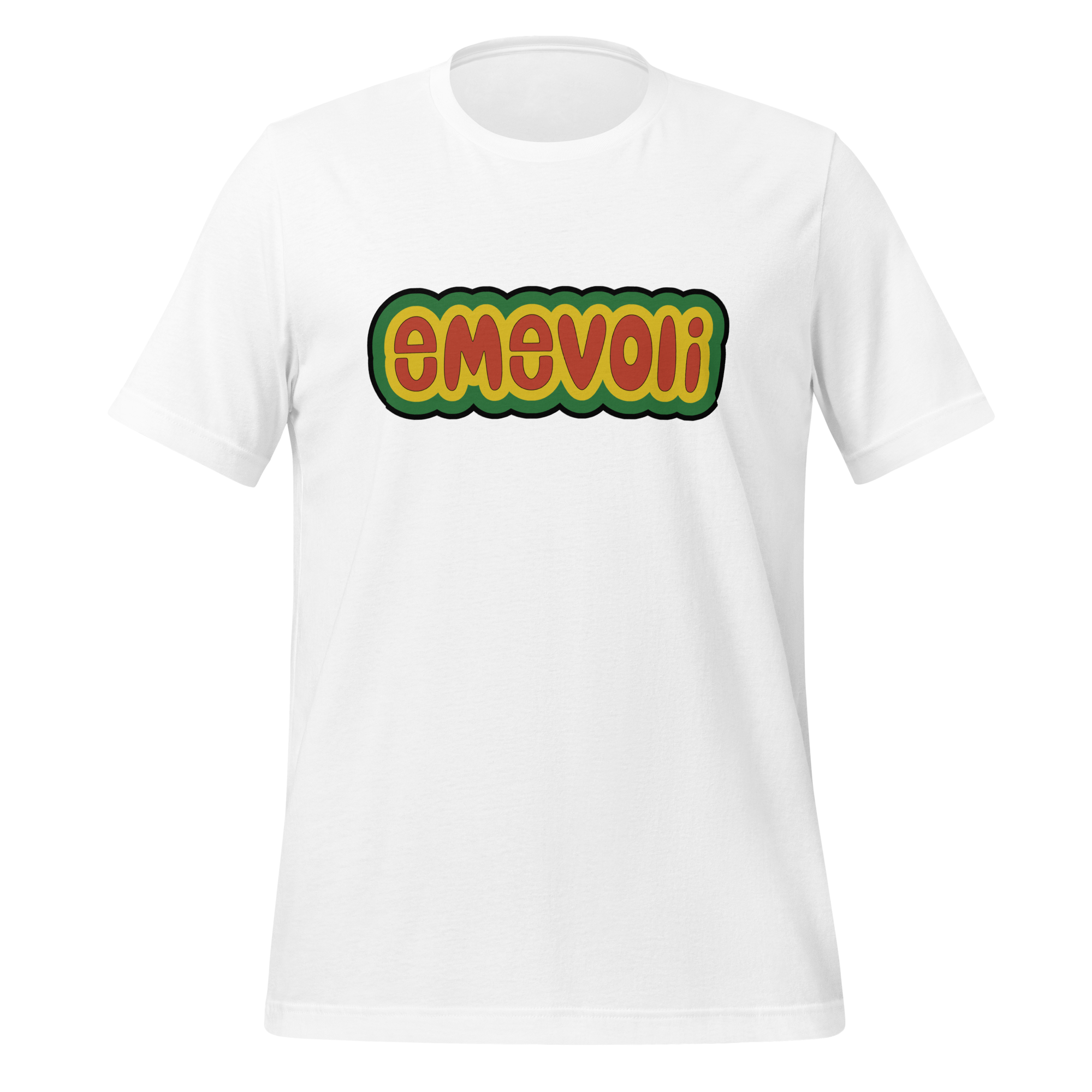 emevoli | Juneteenth Colors | Bubble Letters | Unisex t-shirt