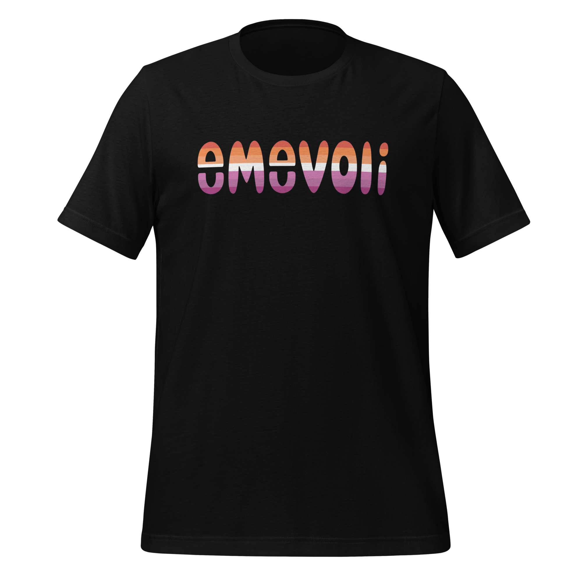 emevoli | Lesbian Flag Colors | Unisex t-shirt