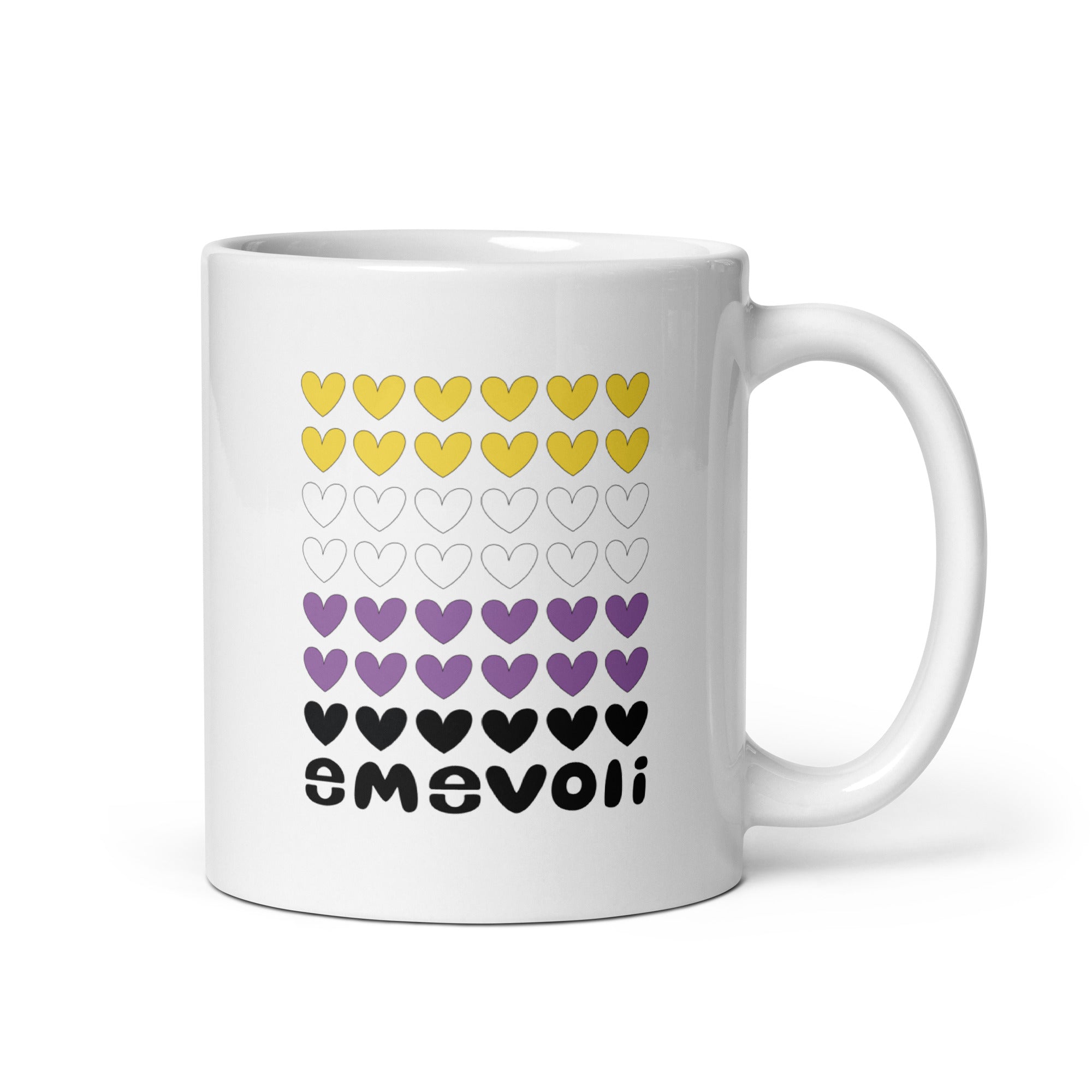 emevoli | Mug | NonBinary Flag Colors