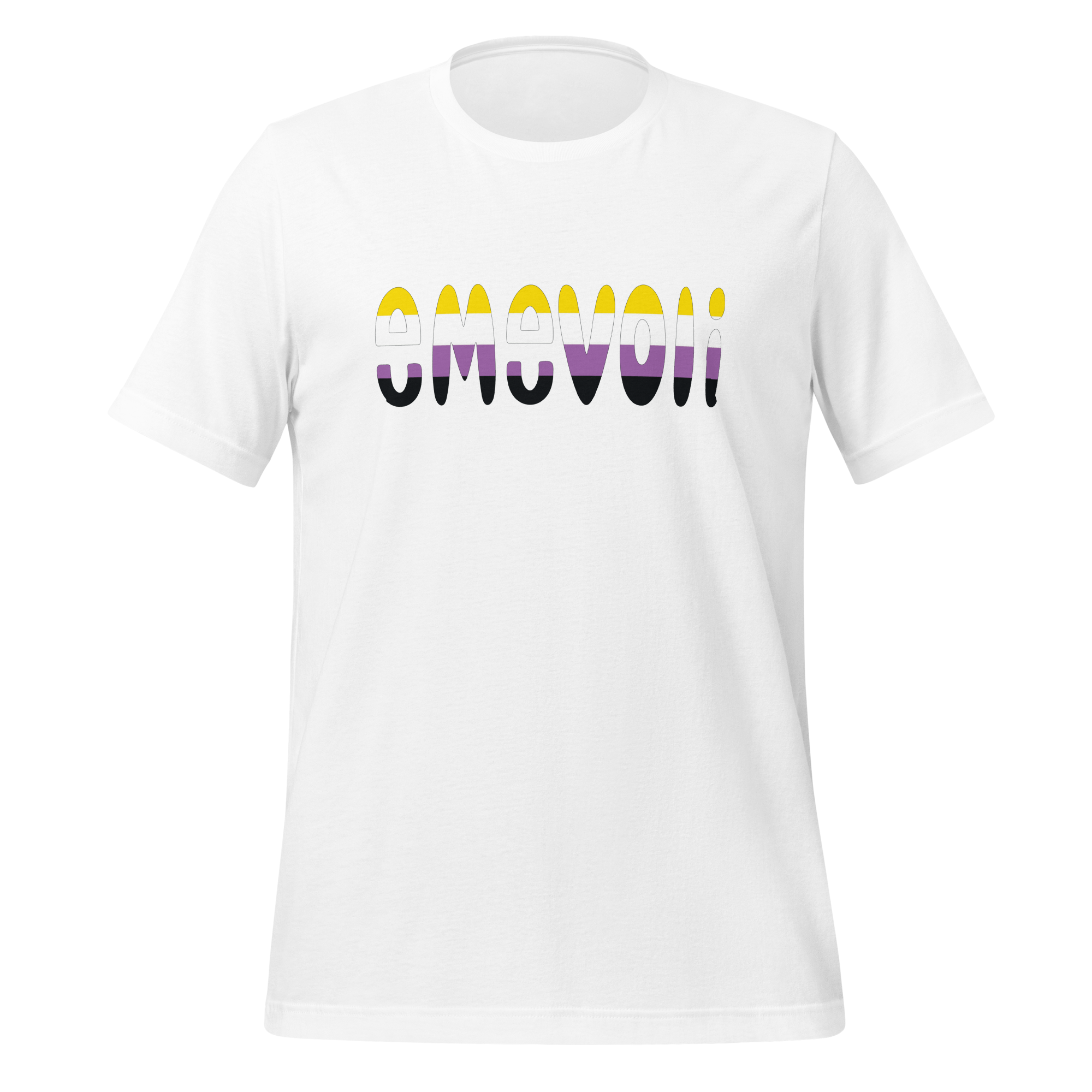 emevoli | NonBinary Flag Colors | Unisex T-Shirt