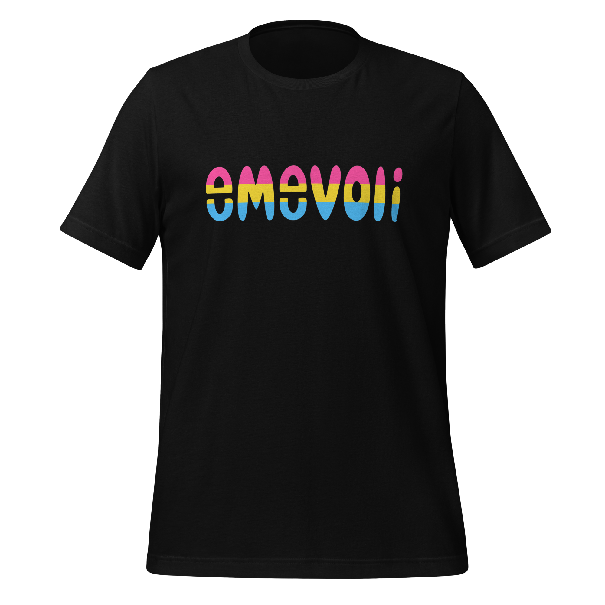emevoli | Pansexual Flag Colors | Unisex t-shirt