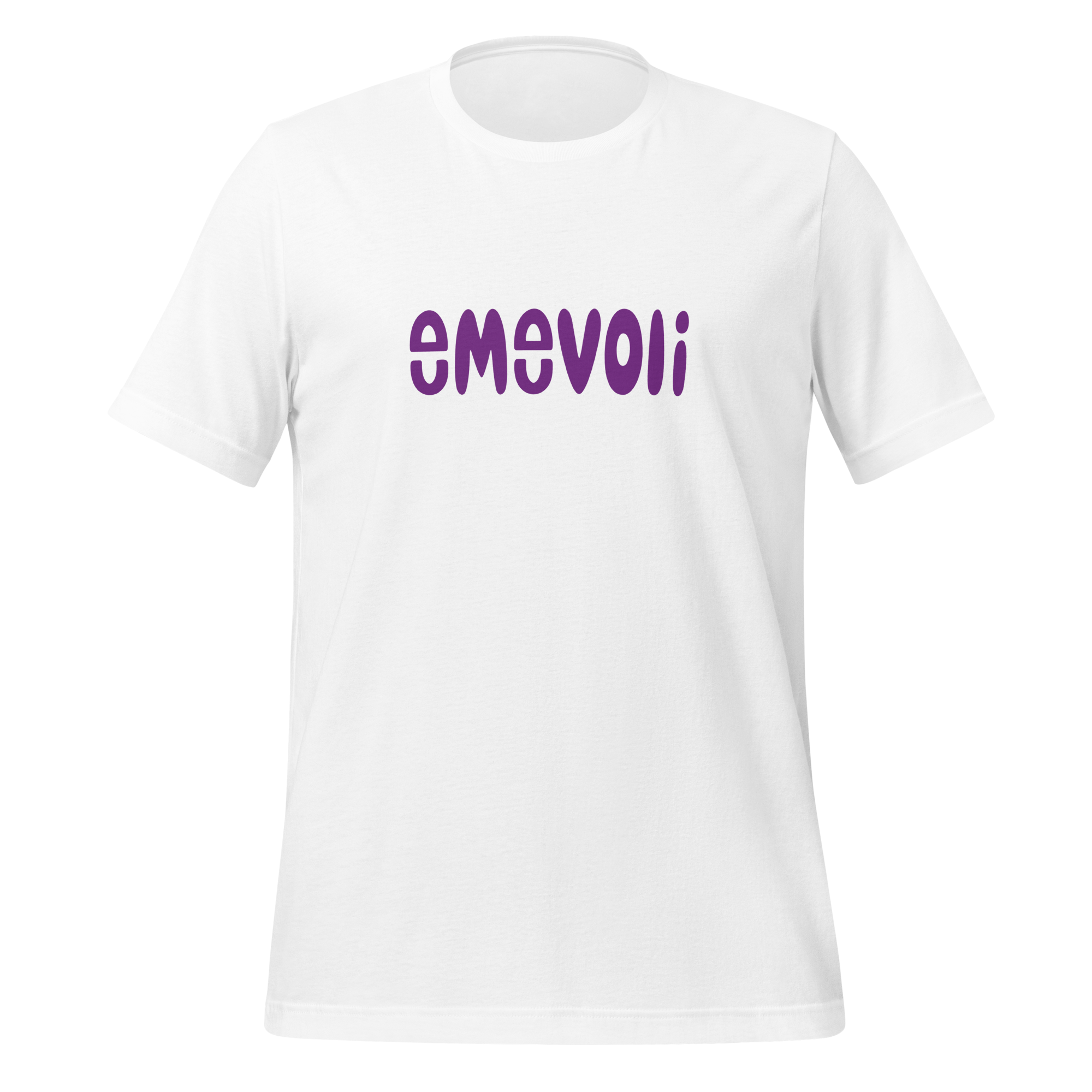 emevoli | Purple Text | Adult Unisex T-Shirt