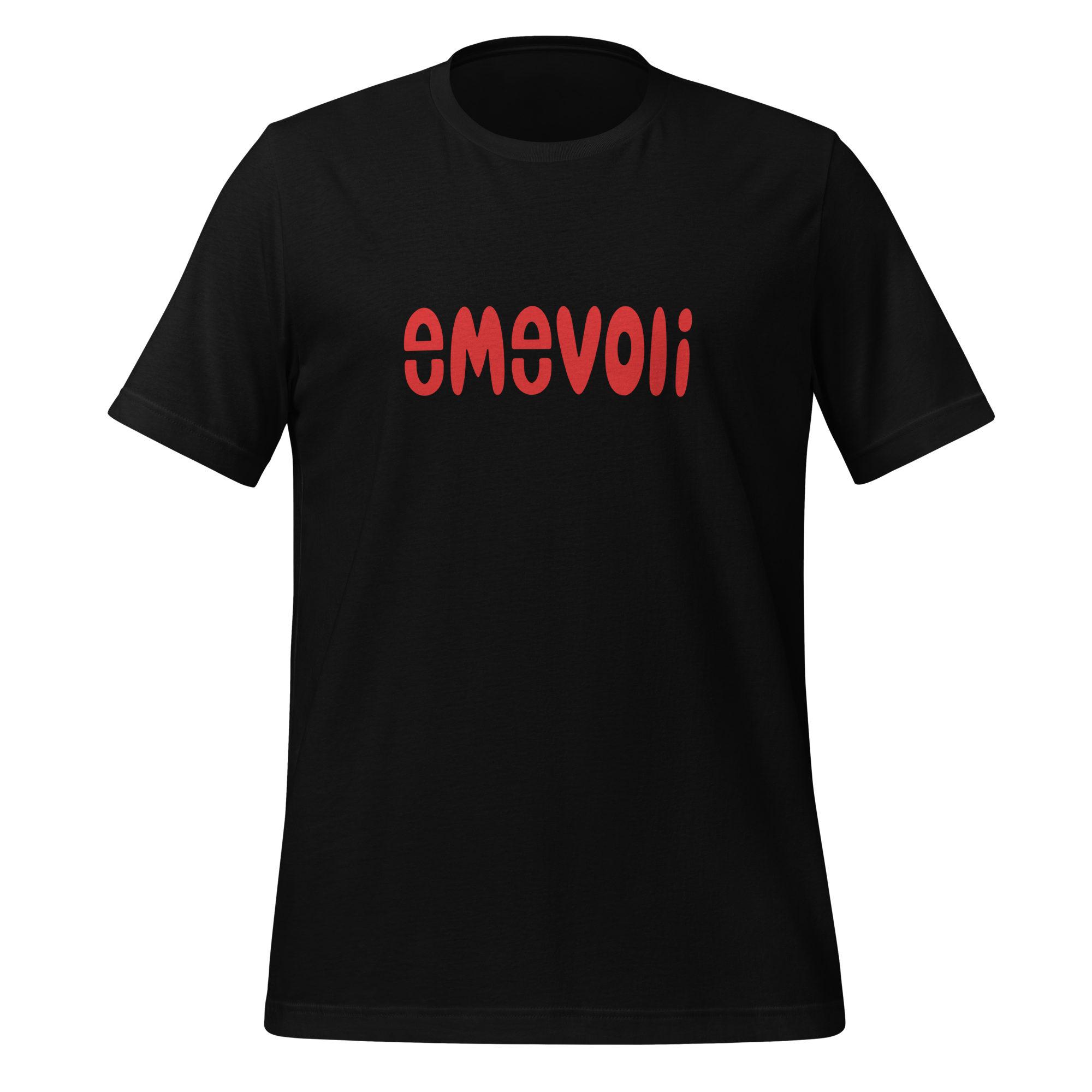 emevoli | Red Text | Adult Unisex T-Shirt