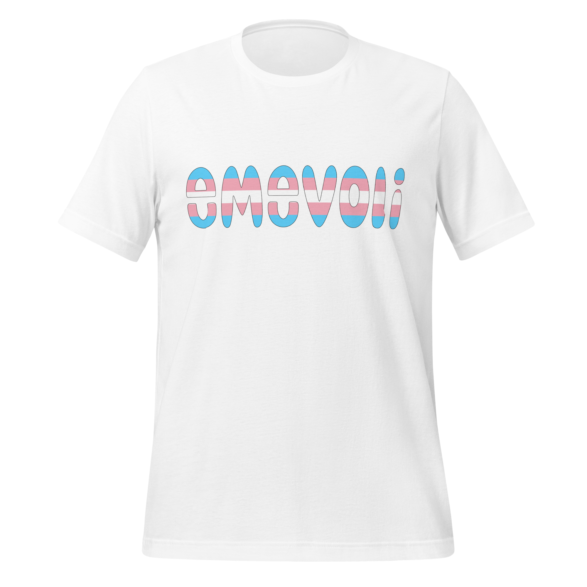 emevoli | Trans Flag Colors | Unisex t-shirt