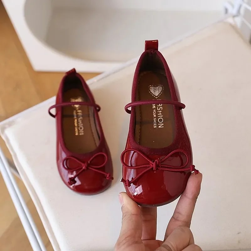 2025 Children Leather Shoes for Girls Spring New Fashion Korean Style Soft Anti-slippery Versatile Chic Casual Princess Flats product photo