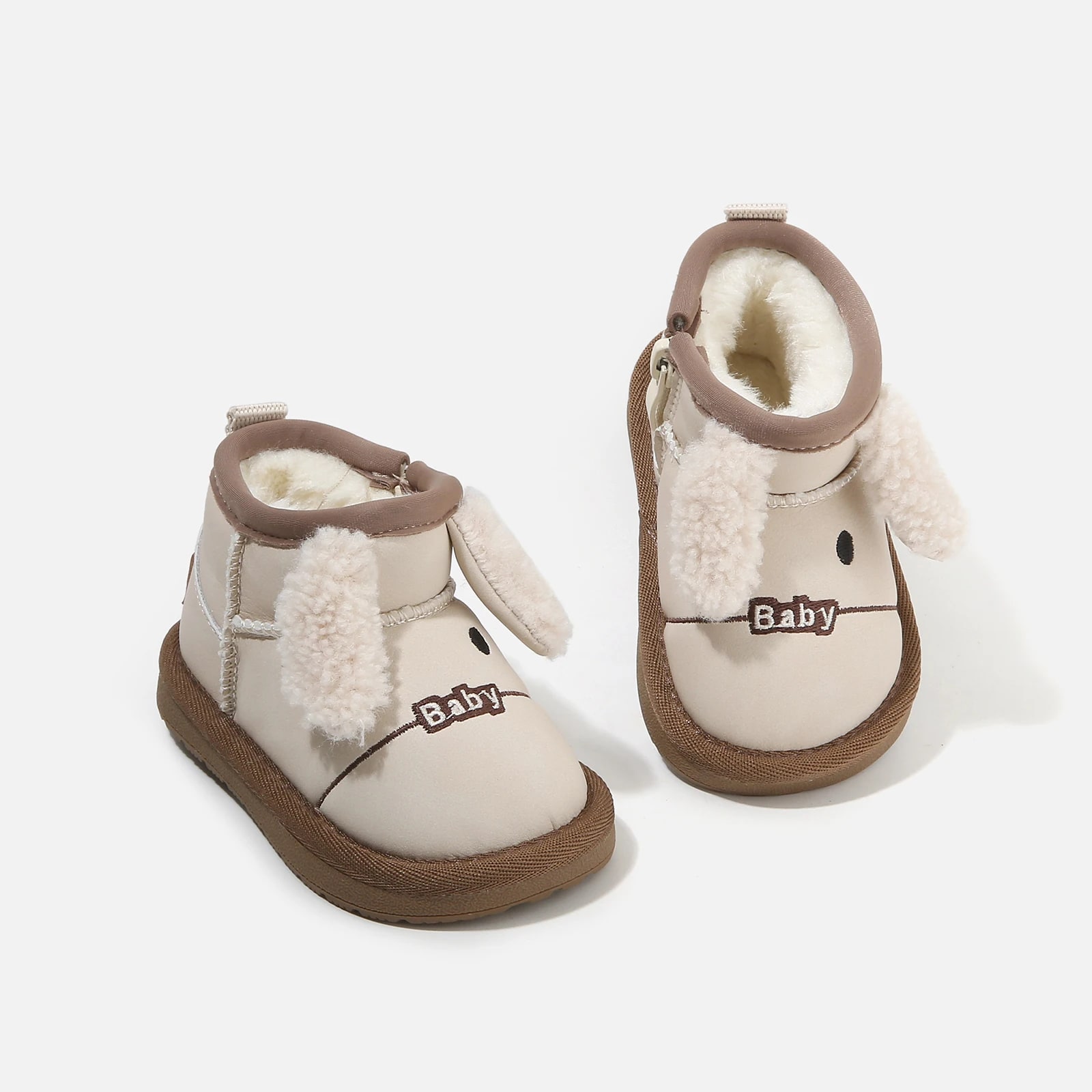 Rabbit-Themed Fleece-Lined Toddler Shoes product photo