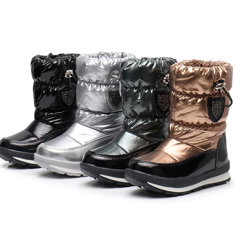 Real Wool Children's Snow Boots – Waterproof Winter Warmth for -30°C product photo