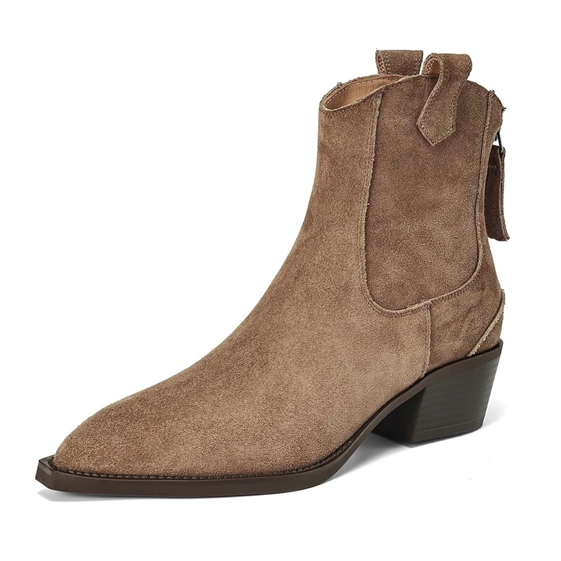 AIYUQI Western Cowboy Ankle Boots product photo