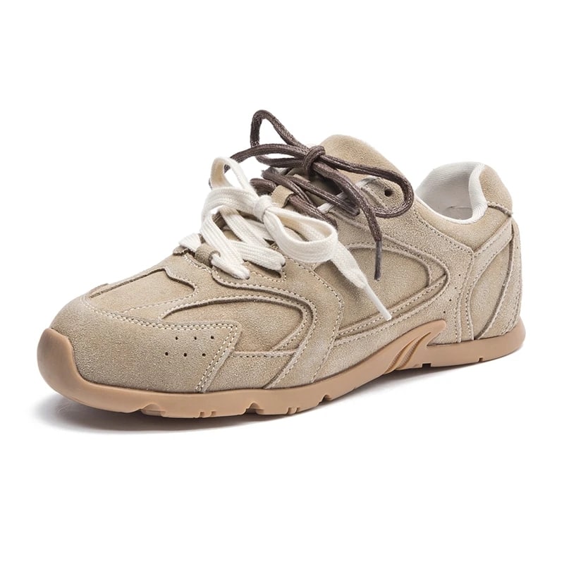 Genuine Leather Running Shoes for Women – Non-slip Training Sneakers product photo