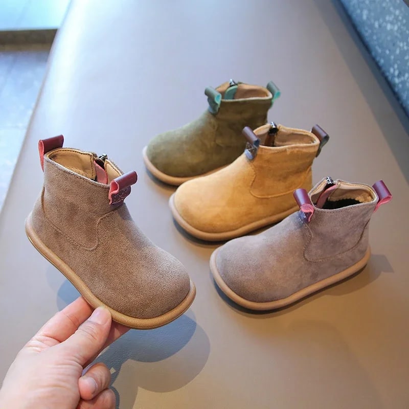 Baby Winter Comfort Kids Boots – Oxford Style with Plush Lining product photo