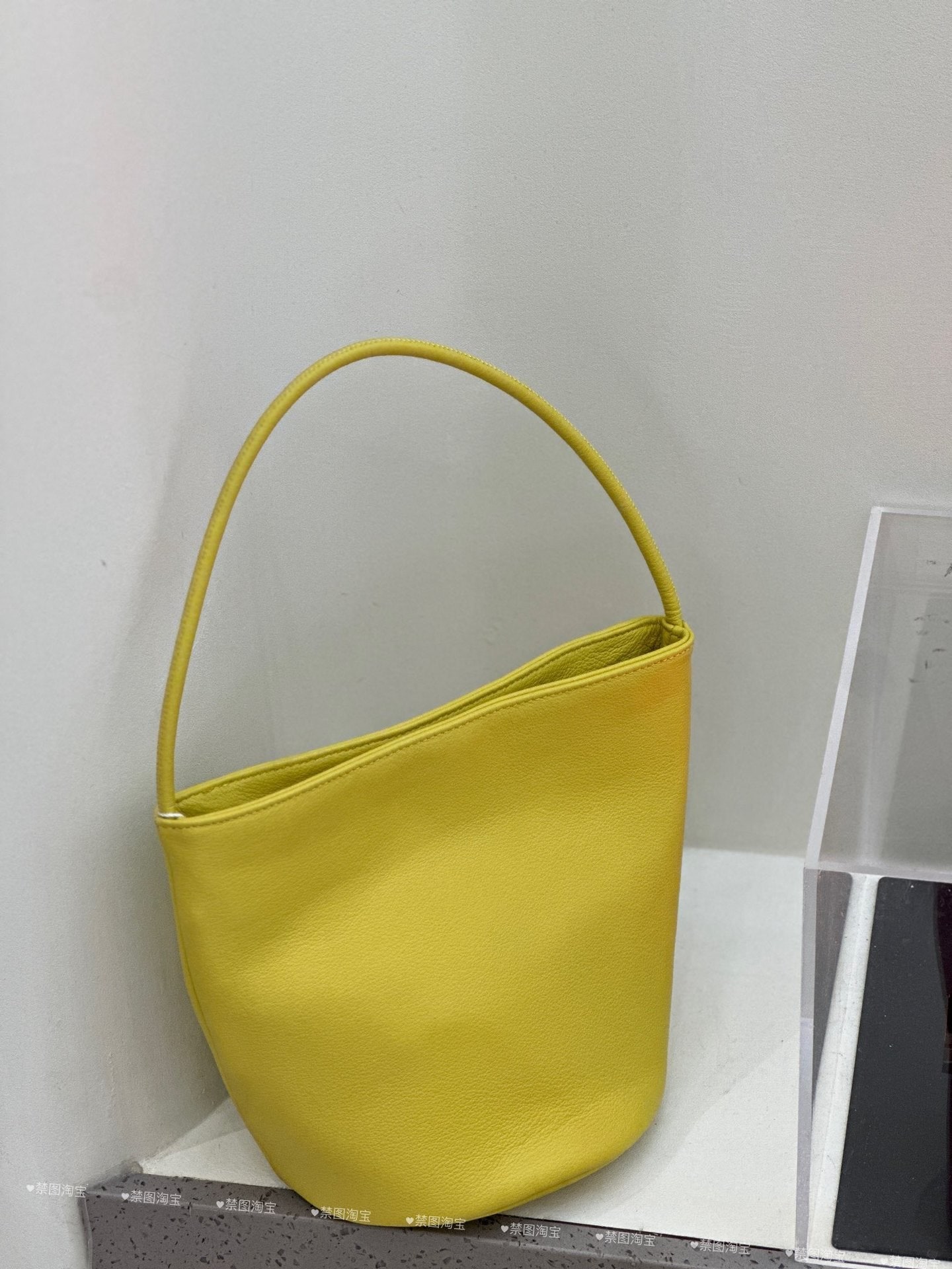 Badi Leather Women's Bag 2025 New High-End Style Small Bucket Bag Shoulder Bag Hand-Carry Top-Layer Cowhide Underarm Bag product photo