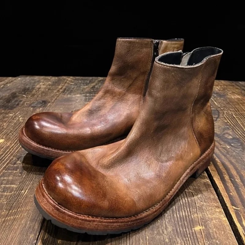 British Style Side Zipper Chelsea Boots product photo
