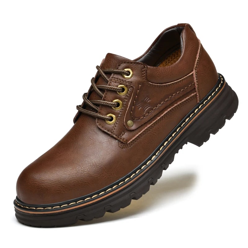 British Style Men's Genuine Leather Oxfords – Classic Business Casual product photo