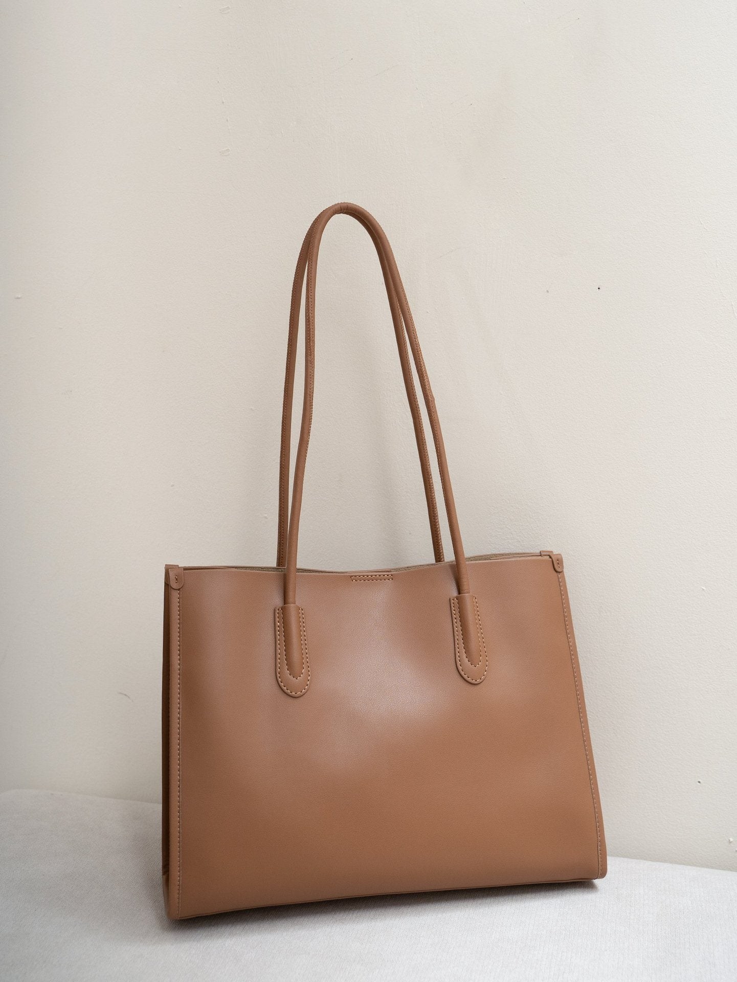 Baidii Leather Women's Bag 2025 New Commuter Tote High-End Large Capacity Cowhide Shoulder Handbag product view 5