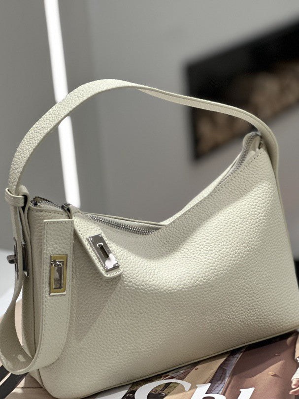 First-layer Cowhide Underarm Bag, New High-end Niche Design, Handbag, High-end Shoulder Pillow Bag product view 6
