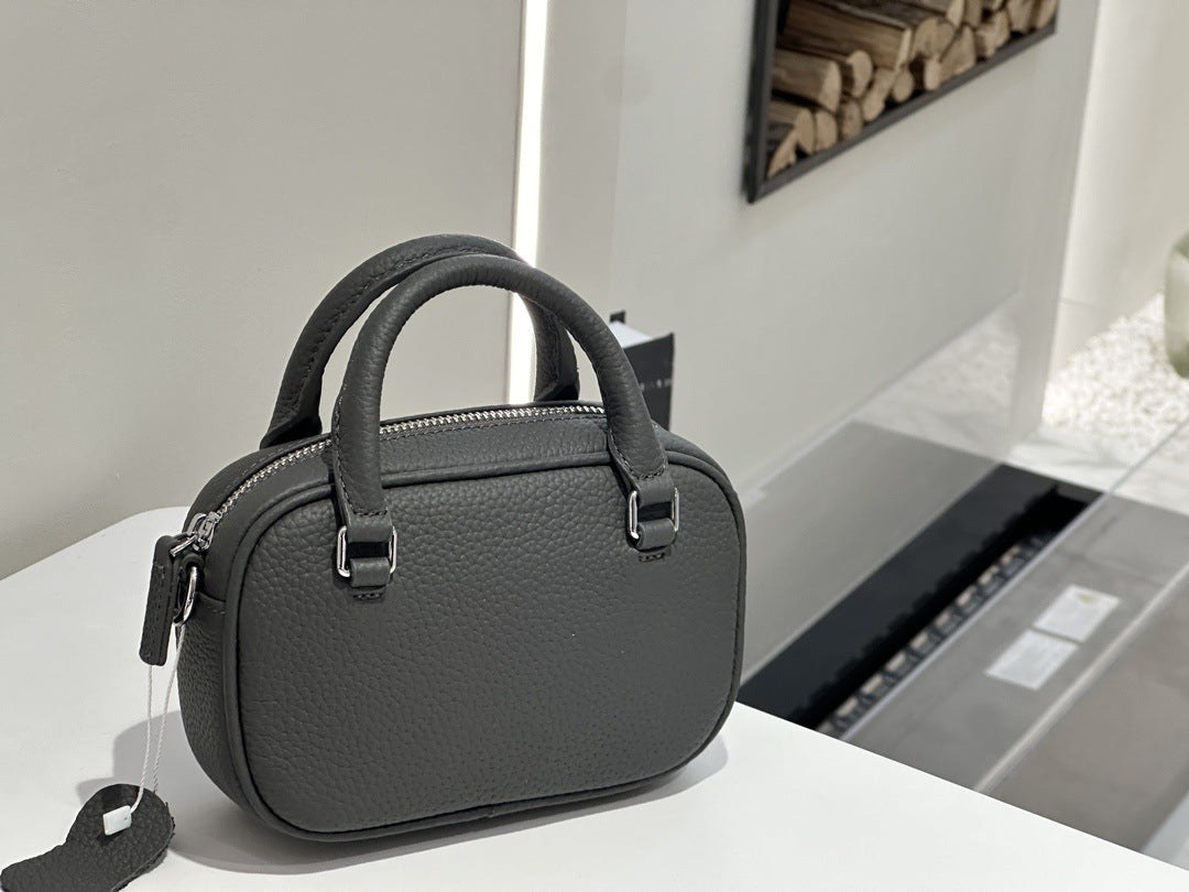Light Luxury Women's Handbag, Stylish And Elegant Tote, Simple And Versatile, Top-layer Cowhide, Single Shoulder And Crossbody Bag, Mini Handbag product view 1