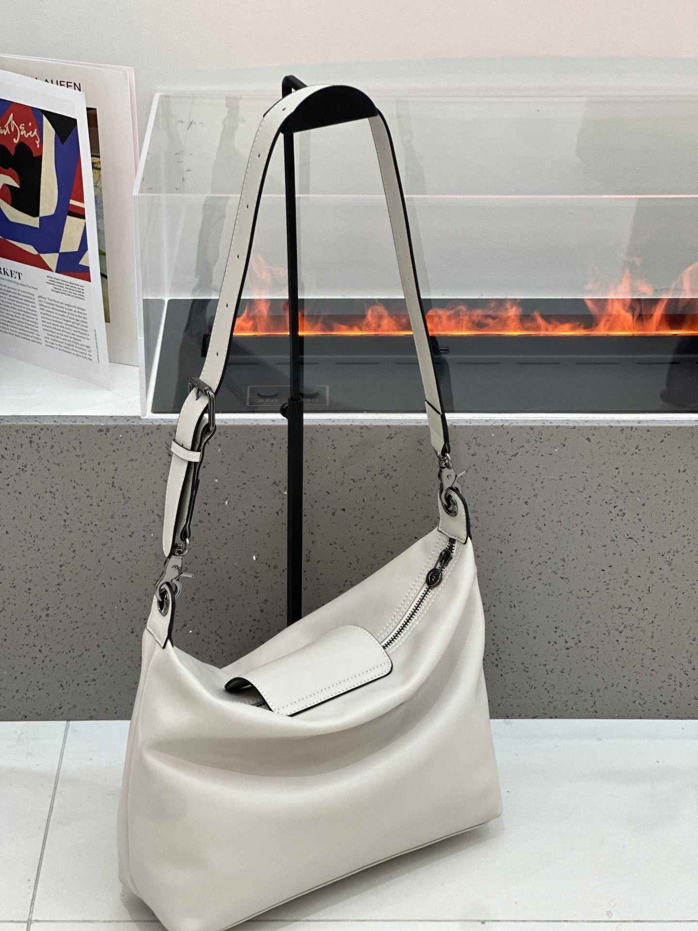 Women's Genuine Leather Hobo Shoulder Bag – Large Capacity Commuter Tote product view 3
