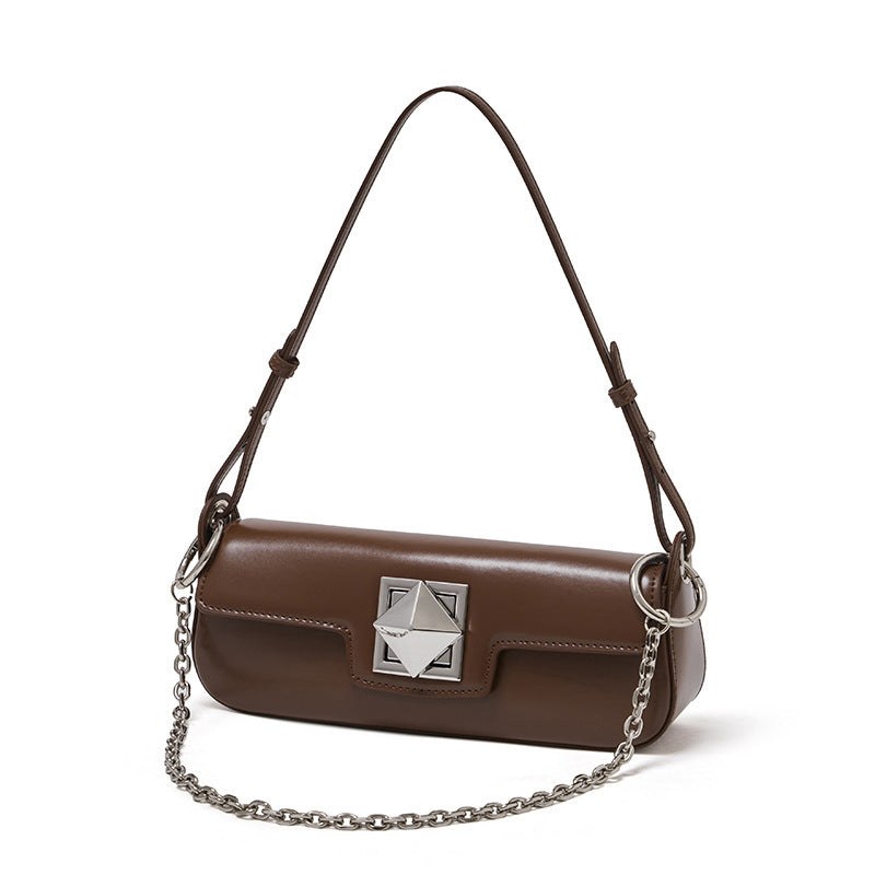 Genuine Leather Korean-style Fashionable And Minimalist Small Square Bag product view 8