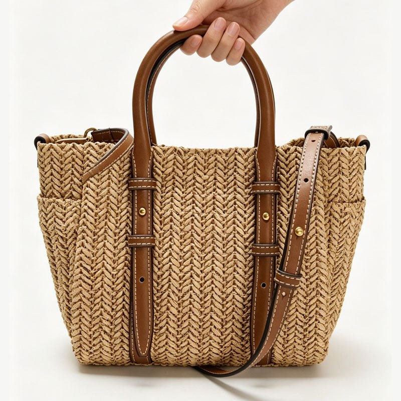Straw Woven Hand-held Shoulder Crossbody Bag product view 5