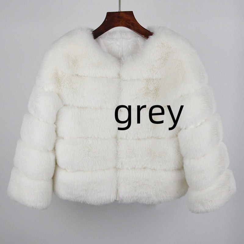 Women's Fox Faux Fur Coat product view 11