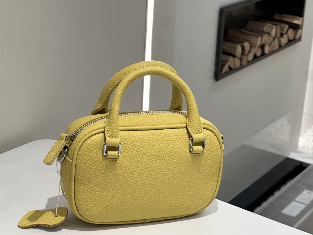 Light Luxury Women's Handbag, Stylish And Elegant Tote, Simple And Versatile, Top-layer Cowhide, Single Shoulder And Crossbody Bag, Mini Handbag product view 6