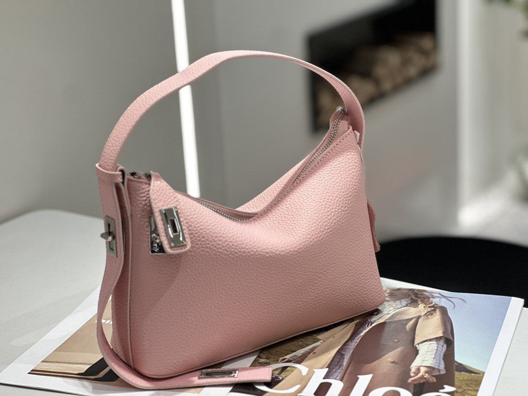 First-layer Cowhide Underarm Bag, New High-end Niche Design, Handbag, High-end Shoulder Pillow Bag product view 4