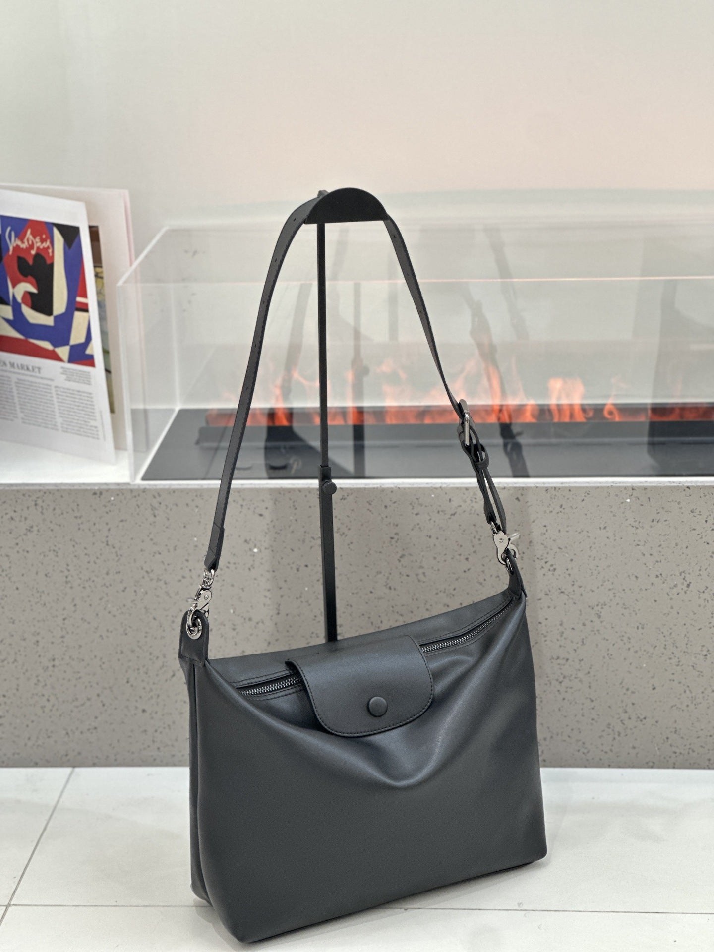Women's Genuine Leather Hobo Shoulder Bag – Large Capacity Commuter Tote product view 2