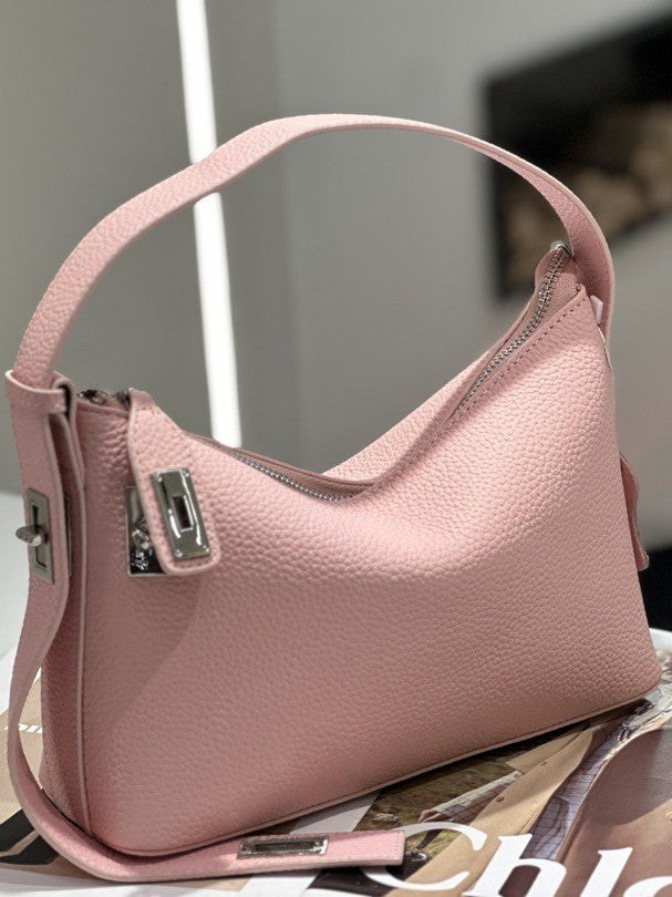 First-layer Cowhide Underarm Bag, New High-end Niche Design, Handbag, High-end Shoulder Pillow Bag product view 2