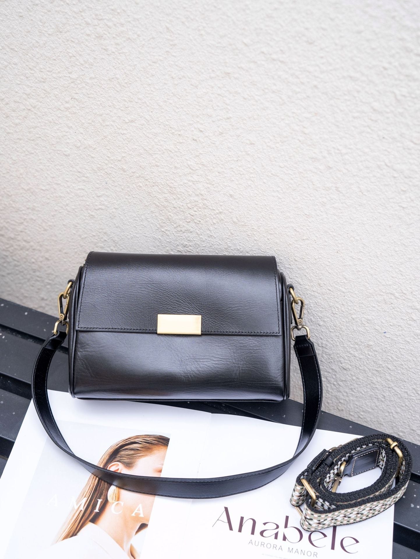 Baidi Leather Women's Bag 2025 New Genuine Leather Crossbody Bag, Top-Grain Vegetable-Tanned Cowhide Shoulder Bag, Light Luxury Commuter Bag product view 8
