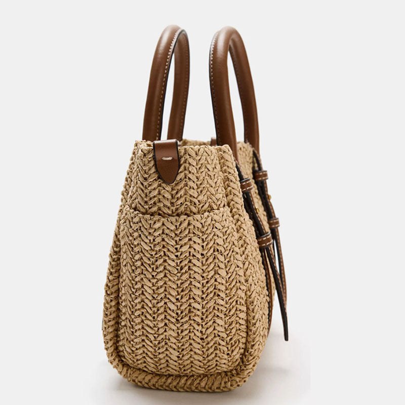 Straw Woven Hand-held Shoulder Crossbody Bag product view 3