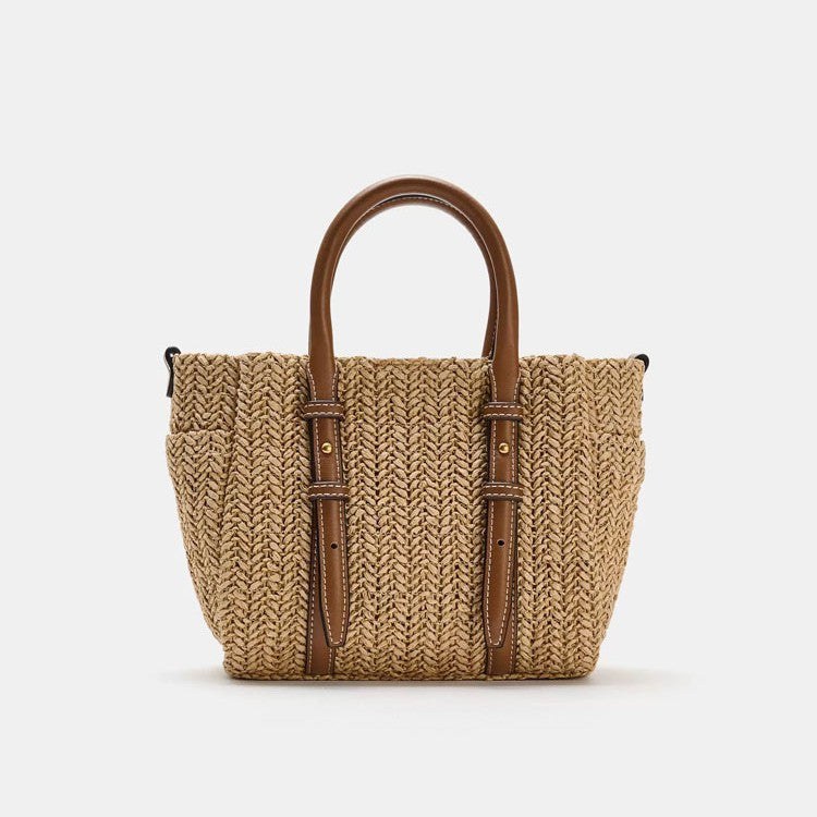 Straw Woven Hand-held Shoulder Crossbody Bag product view 1
