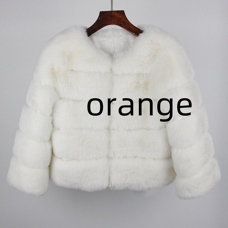 Women's Fox Faux Fur Coat product view 10