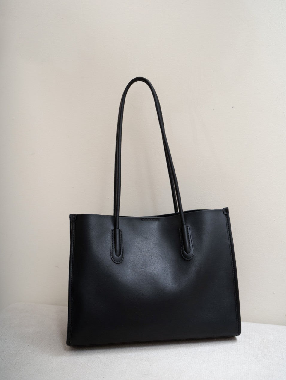 Baidii Leather Women's Bag 2025 New Commuter Tote High-End Large Capacity Cowhide Shoulder Handbag product view 3