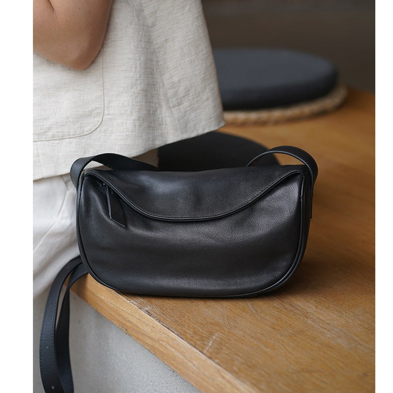 First-layer Cowhide Genuine Leather Crossbody Bag product view 10