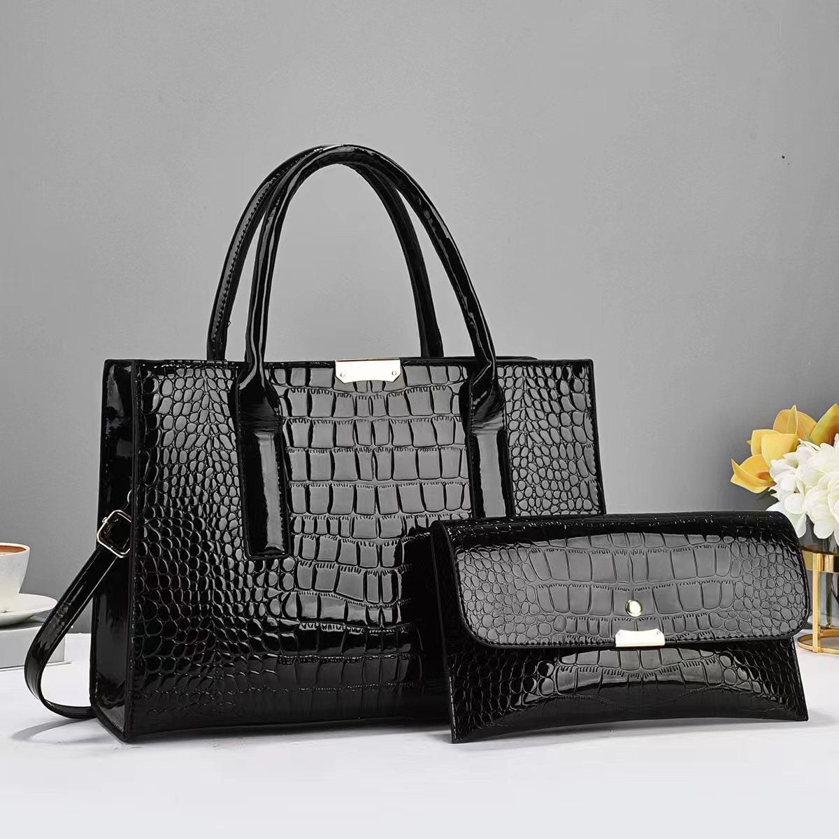 Child And Mother Stone Pattern Fashion Trend High Sense Large-capacity Crossbody Bag product view 3