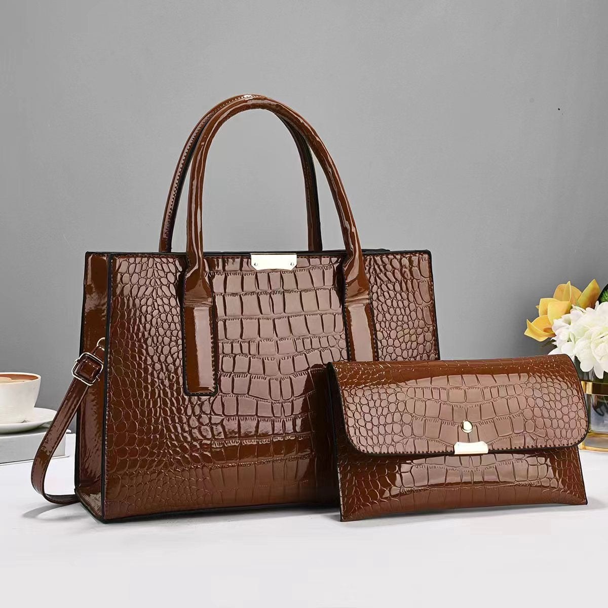 Child And Mother Stone Pattern Fashion Trend High Sense Large-capacity Crossbody Bag product view 2
