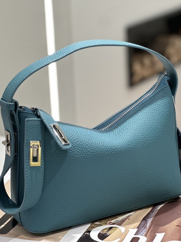 First-layer Cowhide Underarm Bag, New High-end Niche Design, Handbag, High-end Shoulder Pillow Bag product view 3