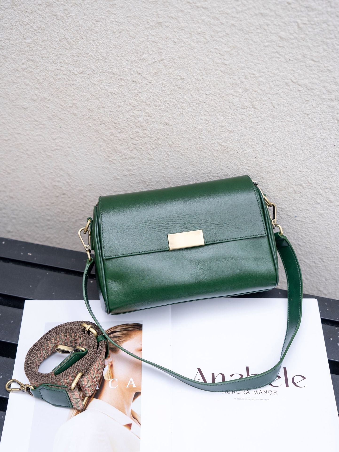 Baidi Leather Women's Bag 2025 New Genuine Leather Crossbody Bag, Top-Grain Vegetable-Tanned Cowhide Shoulder Bag, Light Luxury Commuter Bag product view 1