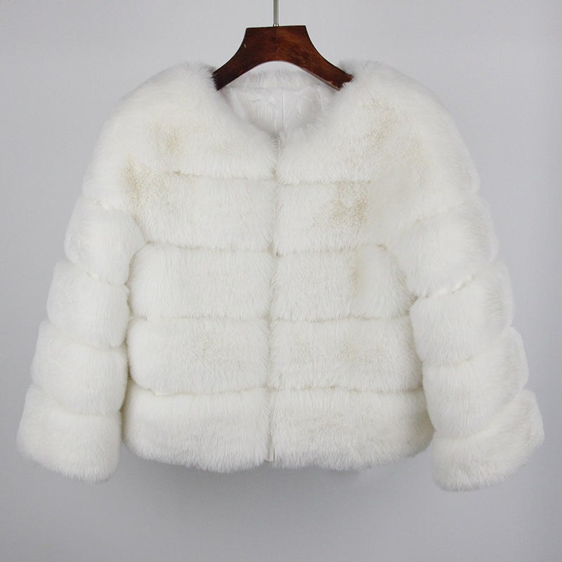 Women's Fox Faux Fur Coat product view 4
