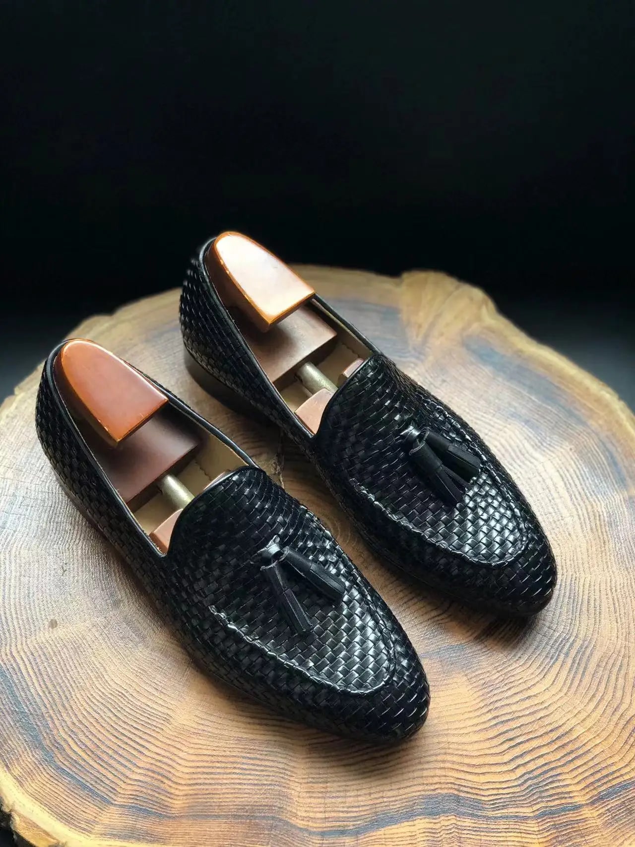 Cie ML26 Tassel Weave Loafers – Classic Men's Leather Shoes product photo