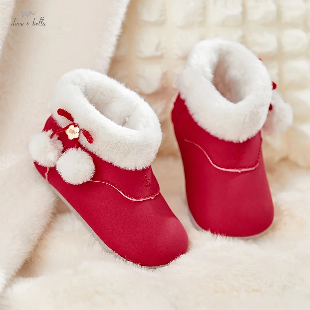 Red Toddler Winter Boots product photo