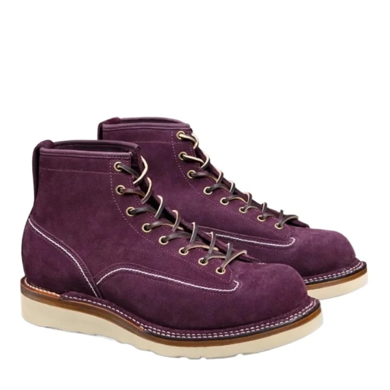 European Suede Leather Shoes for Men – Italian Style Hand Sewn Breathable Boots product photo