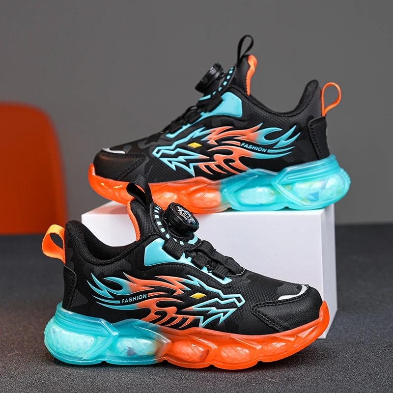 Tênis Infantis de Couro Fashion – Respirável e Antiderrapante para Escola product photo