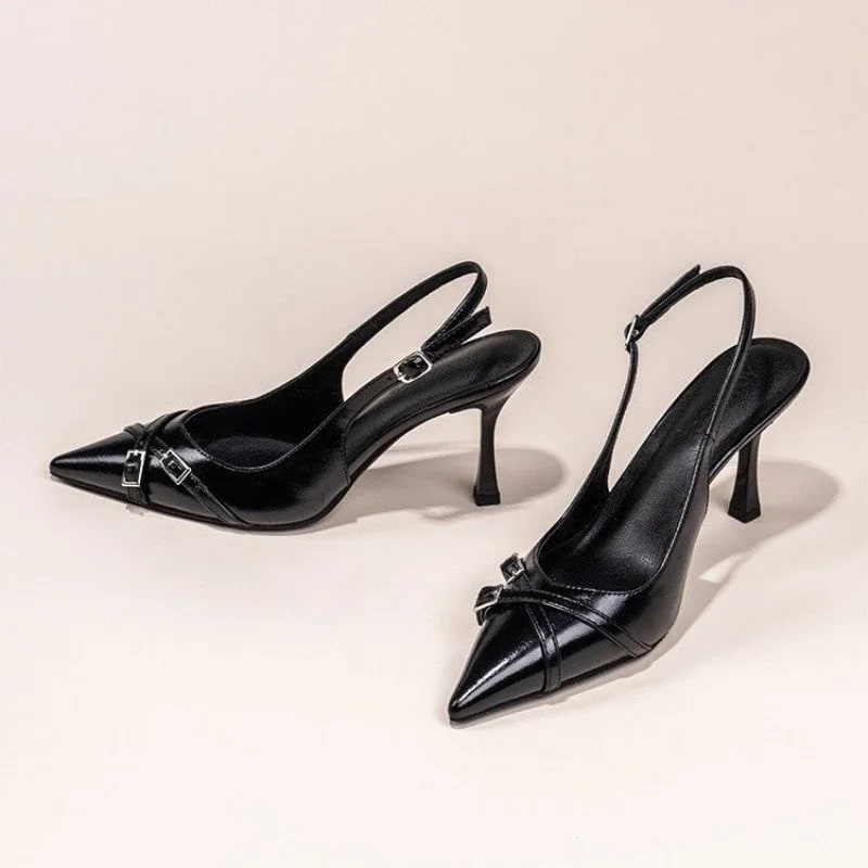 Pointed Toe Stiletto Pumps with Crystal – Summer Elegance 2026 product photo