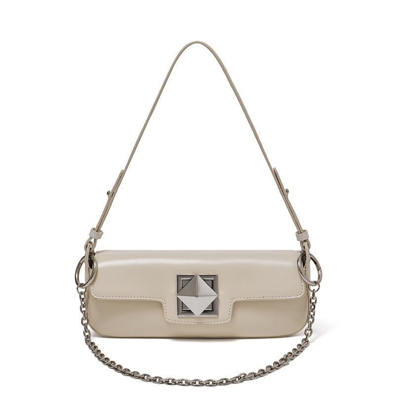 Genuine Leather Korean-style Fashionable And Minimalist Small Square Bag product photo