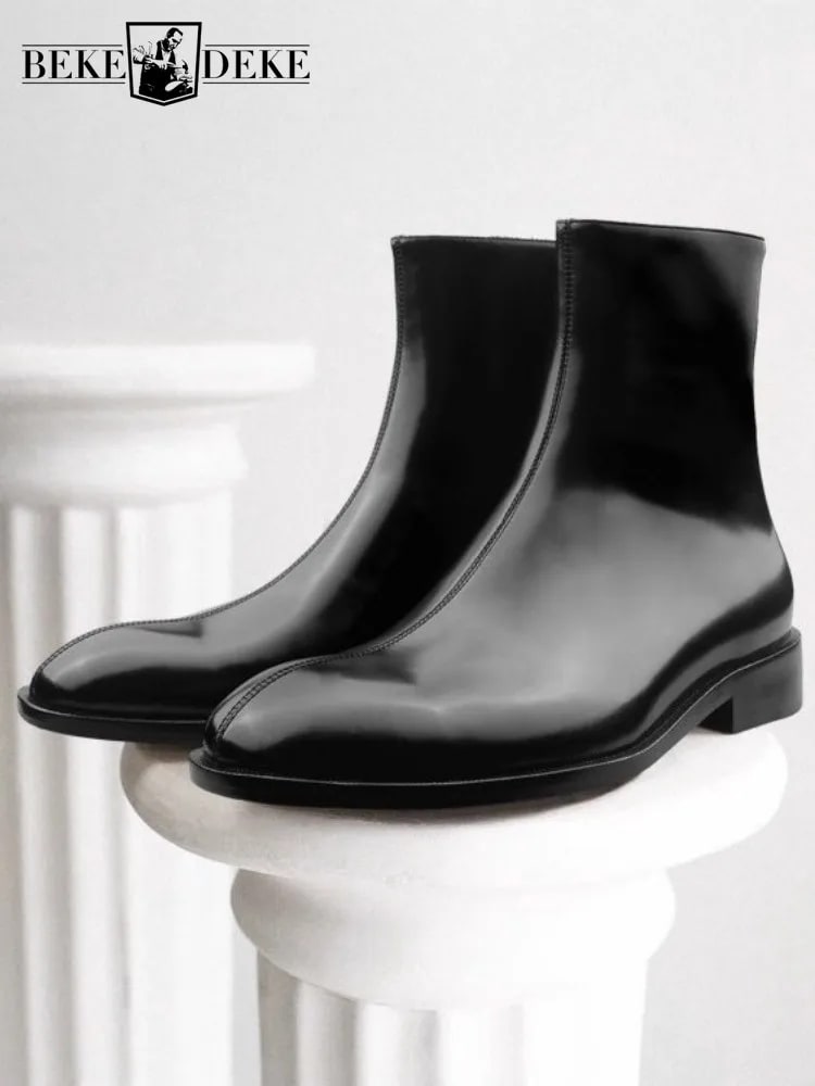 Handmade British Style Chelsea Boots product photo