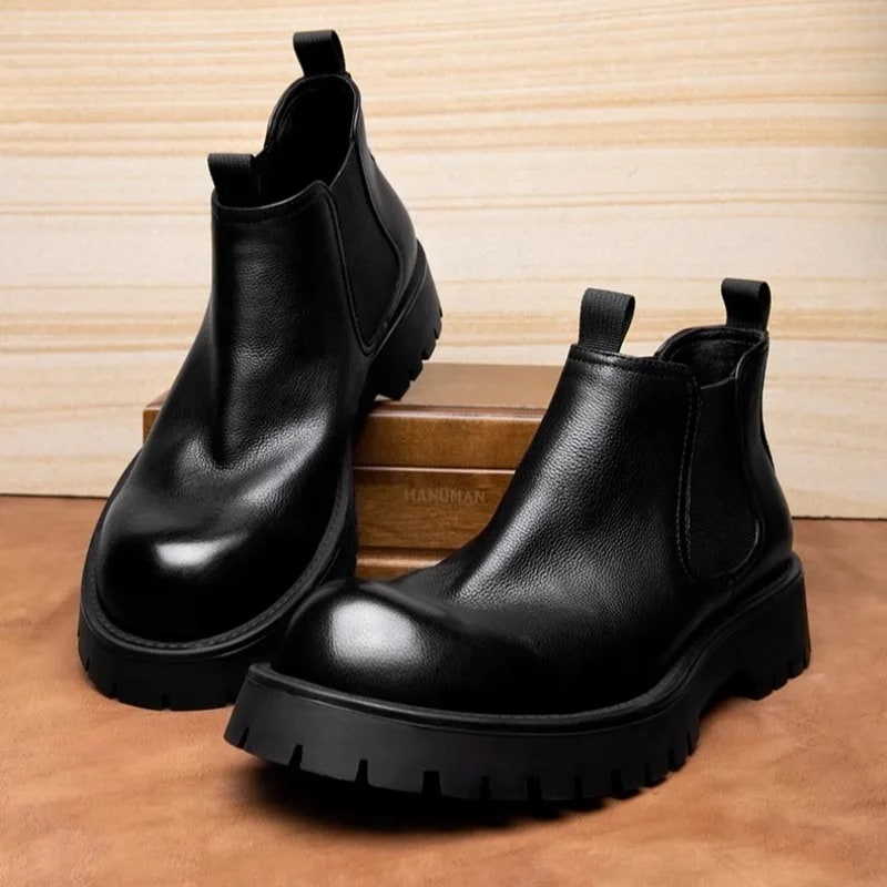 Handmade Thick-Soled Chelsea Boots product photo
