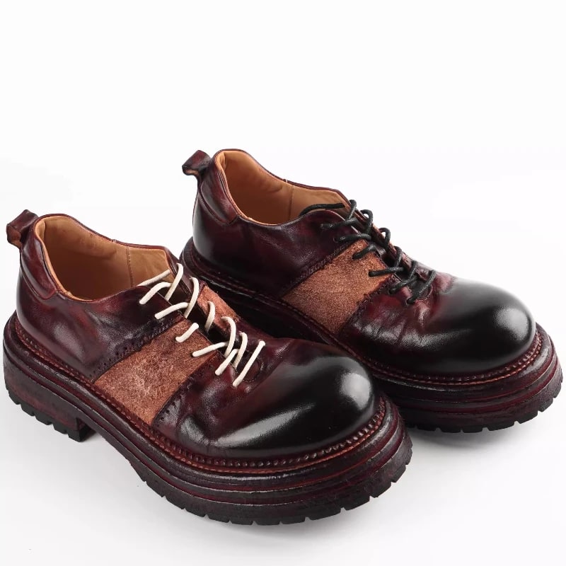 Horse Hip Leather Derby Shoes product photo