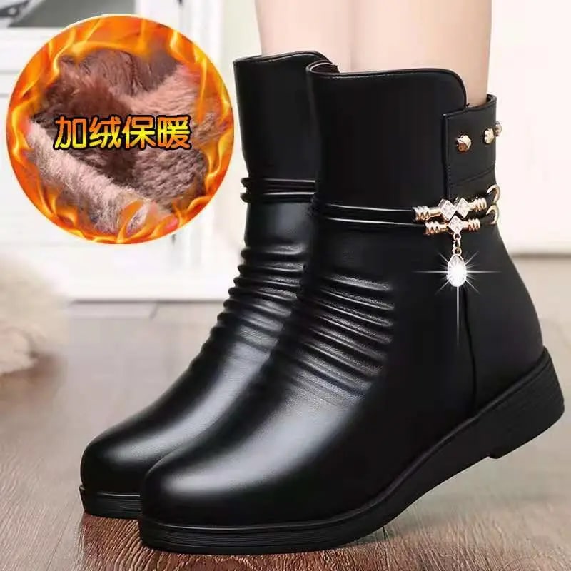 Genuine Leather Snow Boots product photo