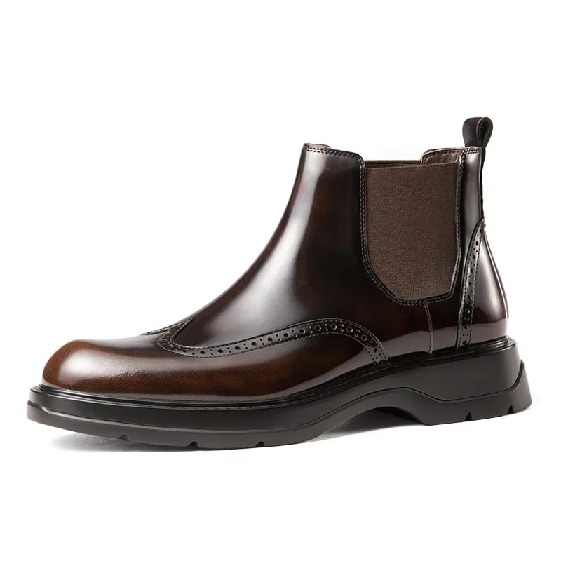 Luxury Men's Chelsea Boots – High-End Business Casual Formal Shoes product photo
